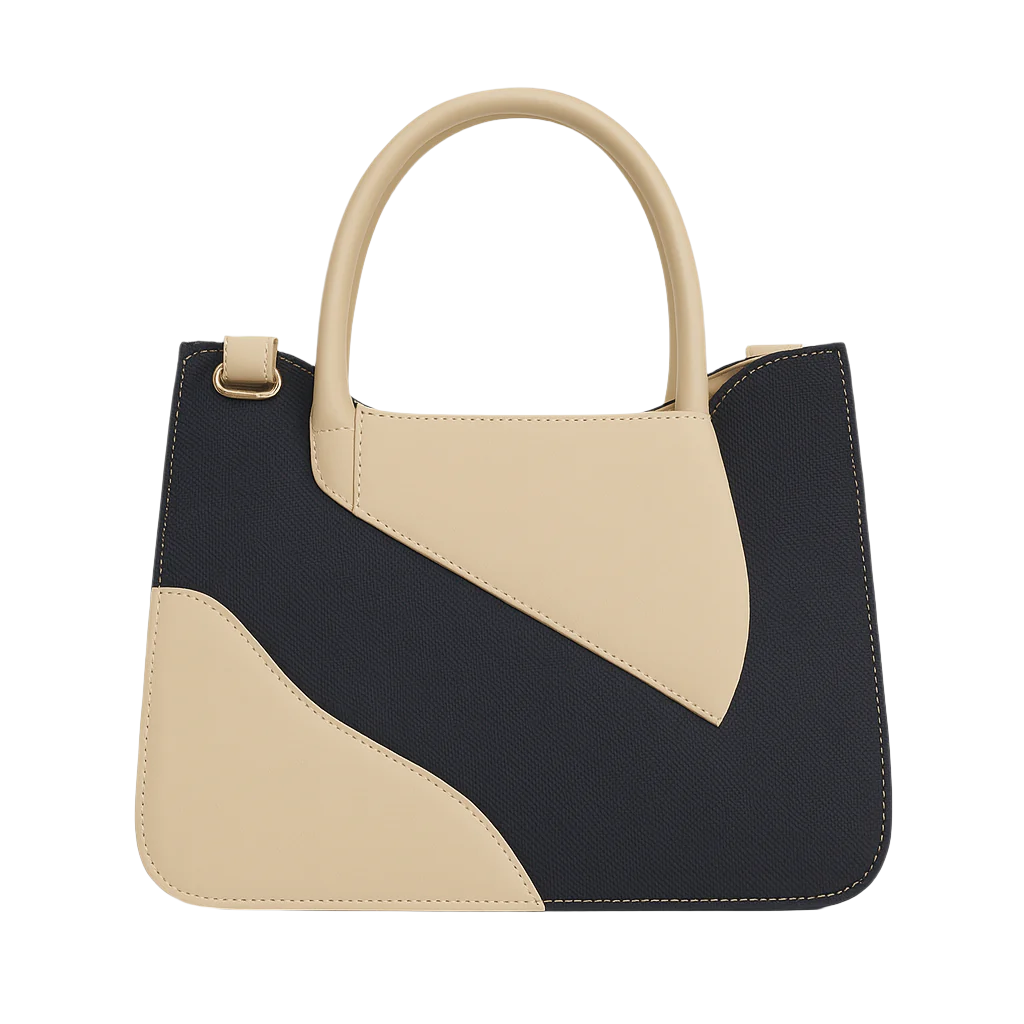Curvy-(beige blue) handbag